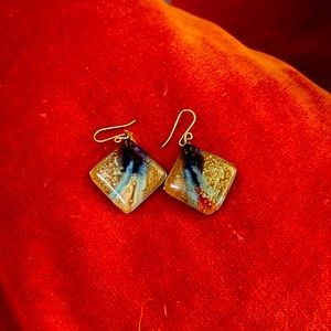 Beautiful glass earrings